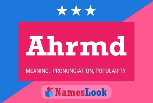 Ahrmd Name Poster