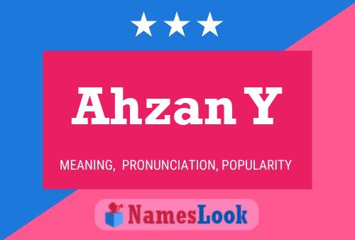 Ahzan Y Name Poster