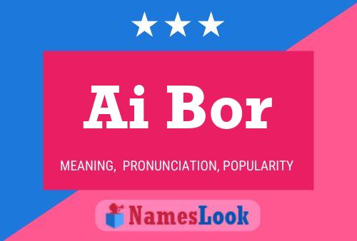 Ai Bor Name Poster