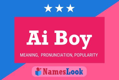 Ai Boy Name Poster