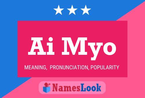 Ai Myo Name Poster