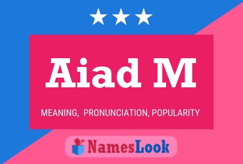 Aiad M Name Poster