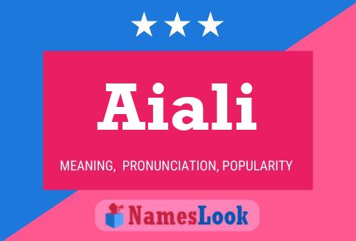 Aiali Name Poster