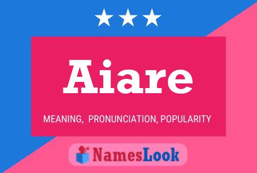 Aiare Name Poster