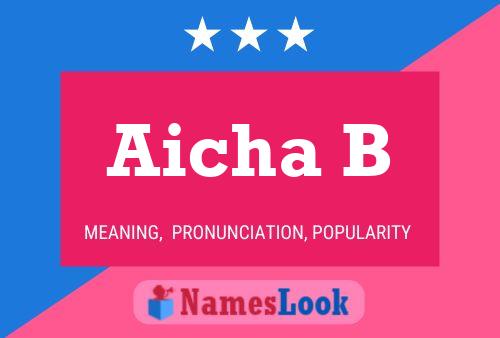 Aicha B Name Poster