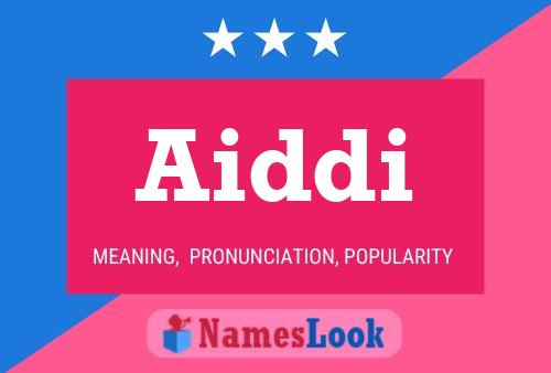 Aiddi Name Poster