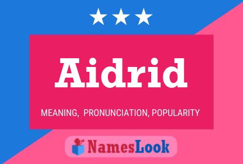 Aidrid Name Poster