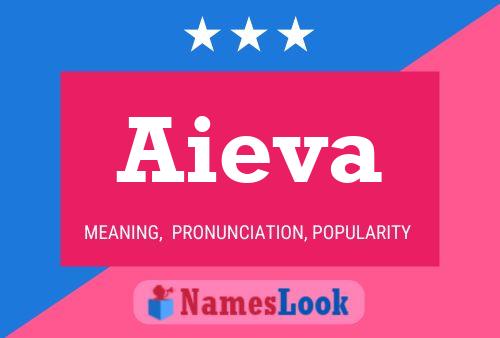 Aieva Name Poster