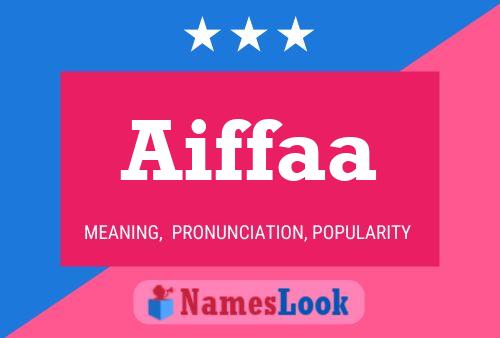 Aiffaa Name Poster