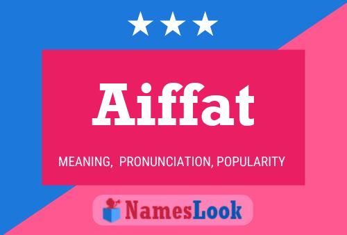 Aiffat Name Poster