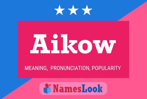 Aikow Name Poster