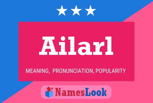 Ailarl Name Poster