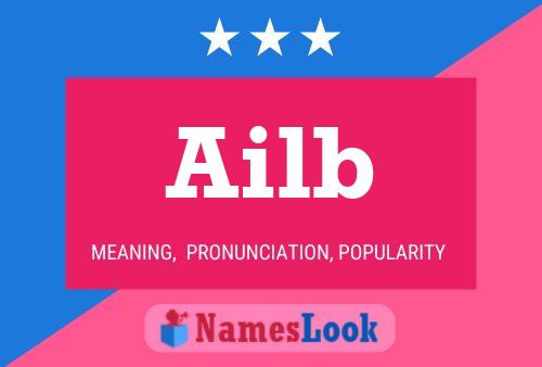 Ailb Name Poster