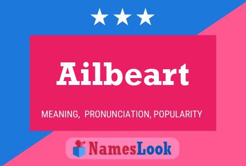 Ailbeart Name Poster