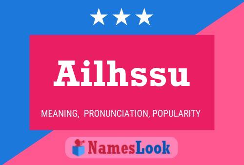 Ailhssu Name Poster