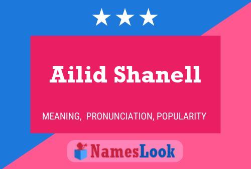 Ailid Shanell Name Poster