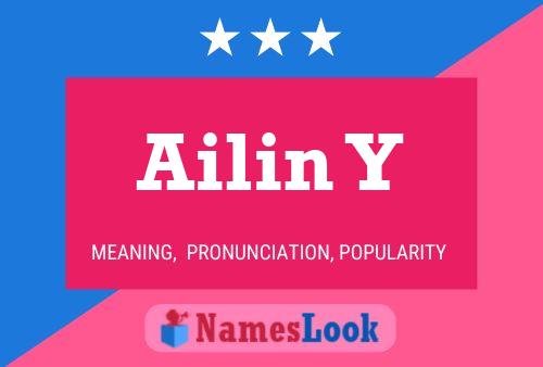 Ailin Y Name Poster