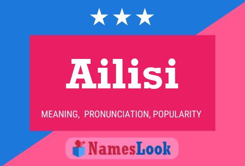 Ailisi Name Poster