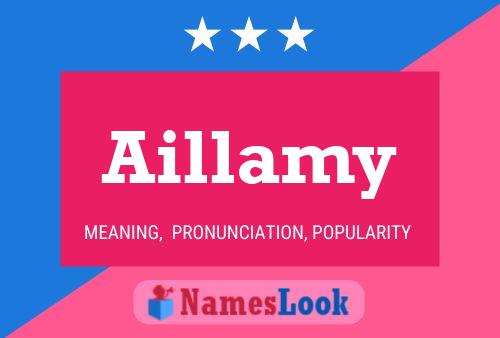 Aillamy Name Poster