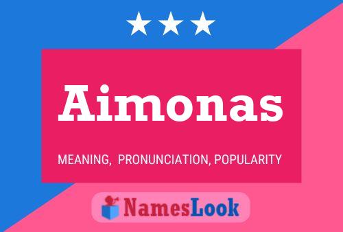 Aimonas Name Poster