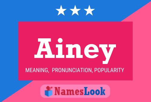 Ainey Name Poster