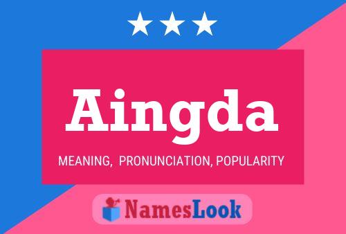 Aingda Name Poster