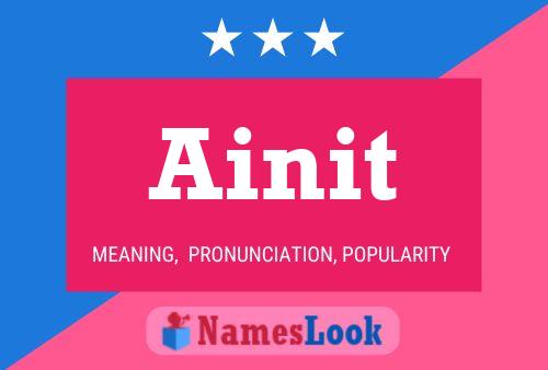 Ainit Name Poster