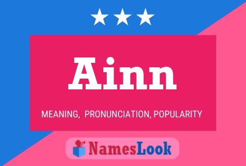 Ainn Name Poster