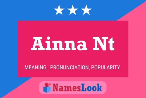 Ainna Nt Name Poster