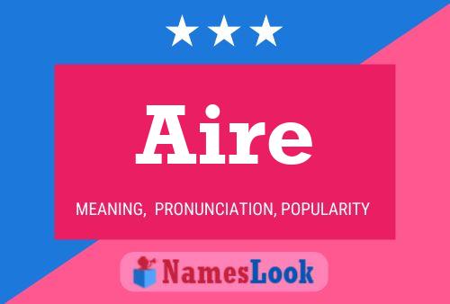 Aire Name Poster