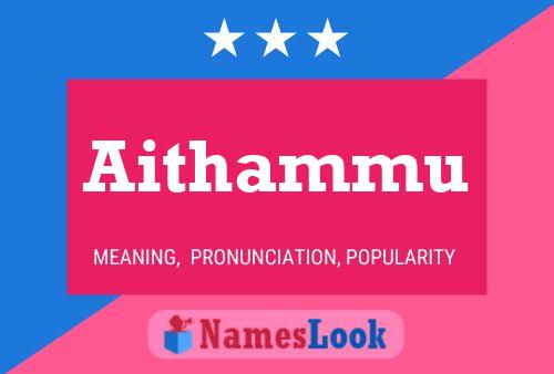 Aithammu Name Poster