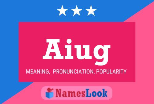 Aiug Name Poster