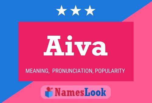 Aiva Name Poster