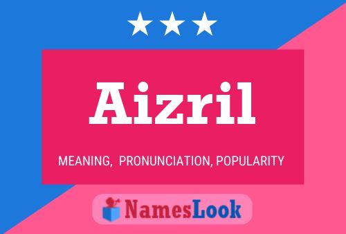 Aizril Name Poster