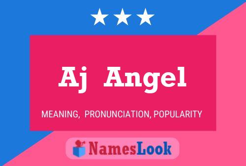 Aj  Angel Name Poster