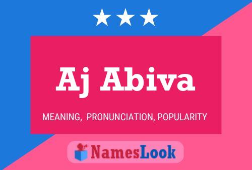 Aj Abiva Name Poster