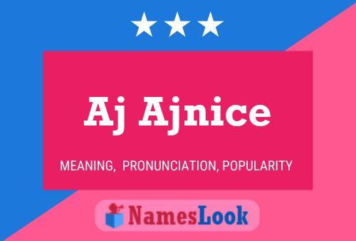 Aj Ajnice Name Poster