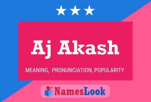 Aj Akash Name Poster