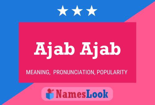 Ajab Ajab Name Poster