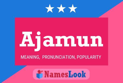 Ajamun Name Poster