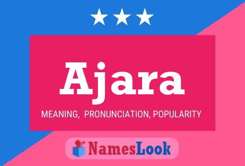 Ajara Name Poster