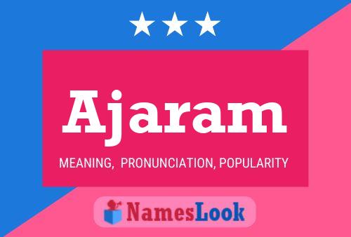 Ajaram Name Poster