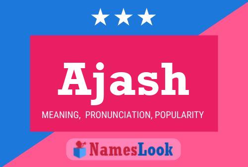 Ajash Name Poster