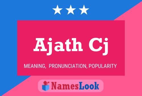 Ajath Cj Name Poster