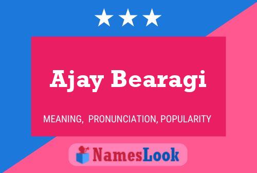 Ajay Bearagi Name Poster