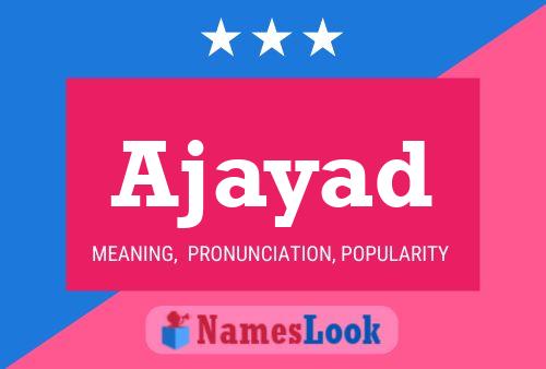 Ajayad Name Poster