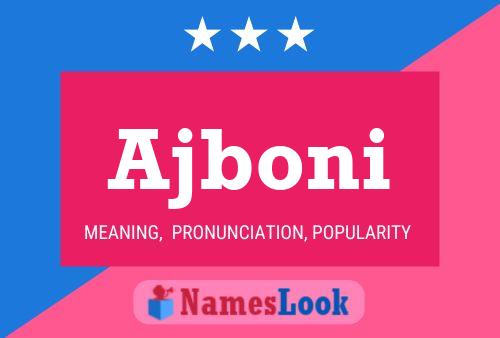 Ajboni Name Poster