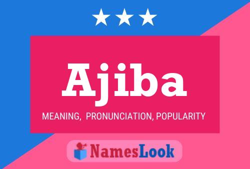 Ajiba Name Poster