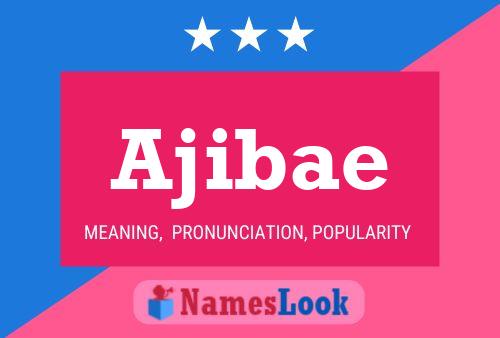 Ajibae Name Poster