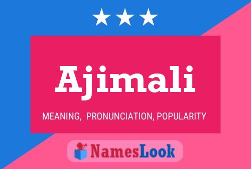 Ajimali Name Poster